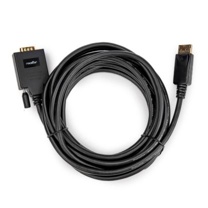 Rocstor Y10C484-B1 video cable adapter 181.1" (4.6 m) DisplayPort VGA (D-Sub) Black1