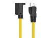 Monoprice 44320 power cable Yellow 300" (7.62 m) NEMA 5-15P NEMA 5-15R2