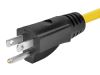 Monoprice 44320 power cable Yellow 300" (7.62 m) NEMA 5-15P NEMA 5-15R3