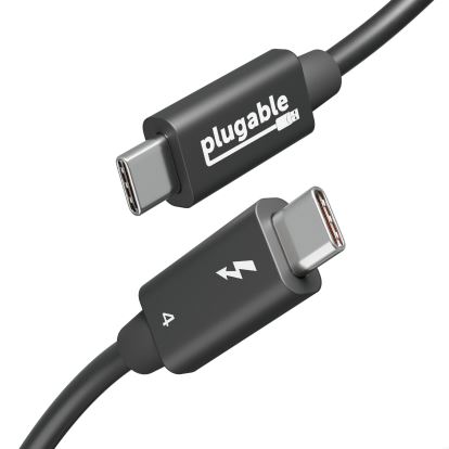 Plugable Technologies TBT4-240W-1M Thunderbolt cable 39.4" (1 m) 40 Gbit/s Black1