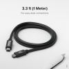 Plugable Technologies USB4-240W-1M USB cable 39.4" (1 m) USB4 Gen 3x2 USB B USB C Black5