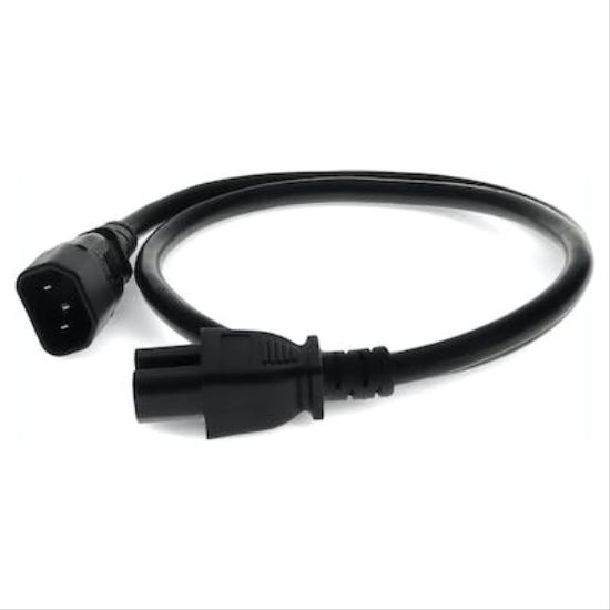 AddOn Networks ADD-C142C1514AWG15A8FT power cable Black 94.5" (2.4 m) C15 coupler C14 coupler1