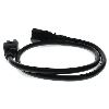 AddOn Networks ADD-C142C1514AWG15A8FT power cable Black 94.5" (2.4 m) C15 coupler C14 coupler3