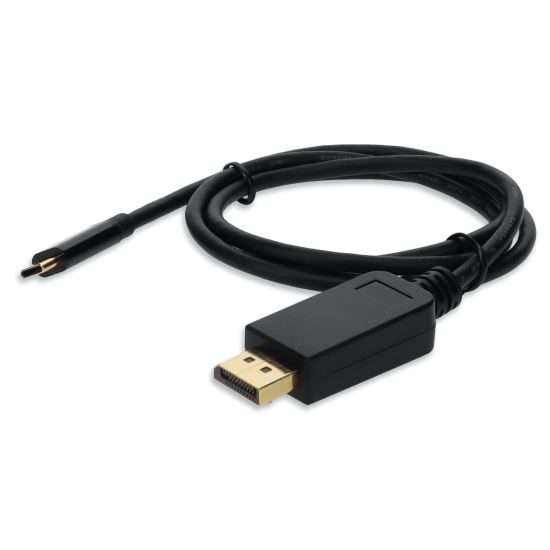 AddOn Networks USBC2DPMM10F video cable adapter 122" (3.1 m) USB Type-C DisplayPort Black1