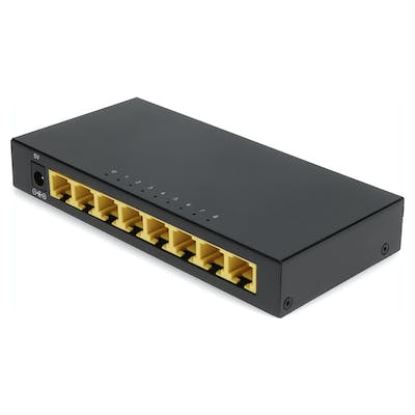 AddOn Networks ADD-1000B-8TSW network switch Gigabit Ethernet (10/100/1000) Black, Yellow1