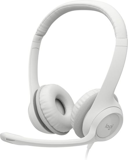 Logitech H390 Headset Wired Head-band Office/Call center USB Type-A White1