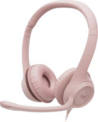 Logitech H390 Headset Wired Head-band Office/Call center USB Type-A Pink1