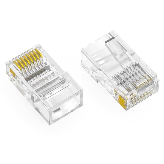 Axiom RJ45C5UF100-AX wire connector RJ-45 Transparent1