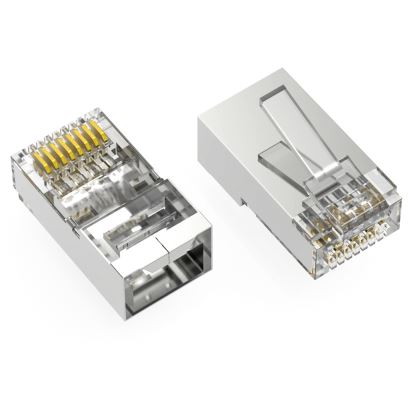 Axiom RJ45C6SF100-AX wire connector RJ-45 Silver1