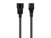 Monoprice 40120 power cable Black 94.5" (2.4 m) IEC C14 IEC C132