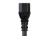 Monoprice 40120 power cable Black 94.5" (2.4 m) IEC C14 IEC C136