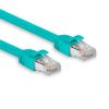 Rocstor Y10C632-AQ networking cable Aqua color 1200.8" (30.5 m) Cat6a S/UTP (STP)2