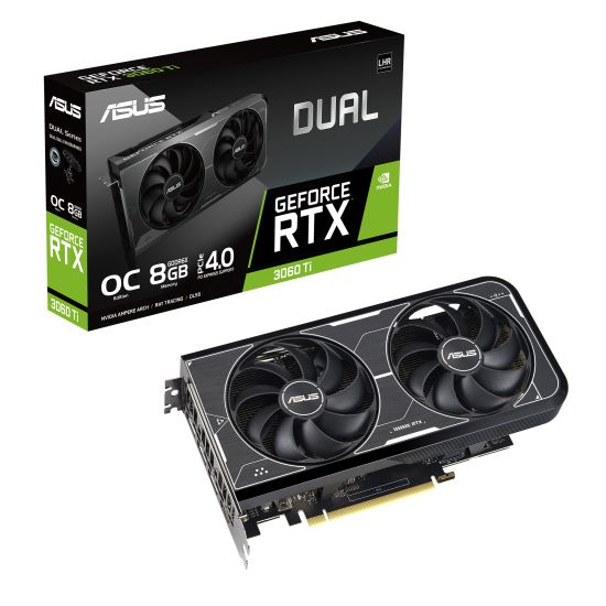 ASUS Dual -RTX3060TI-8GD6X NVIDIA GeForce RTX 3060 Ti 8 GB GDDR6X1