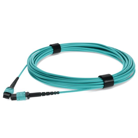 AddOn Networks ADD-MPOMPO-4M5OM4P-TAA fiber optic cable 157.5" (4 m) MPO LOMM OM4 Aqua color1