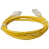 AddOn Networks ADD-1-5FSLCAT6A-YW networking cable Yellow 18.1" (0.46 m) Cat6a U/UTP (UTP)4