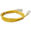 AddOn Networks ADD-1-5FSLCAT6A-YW networking cable Yellow 18.1" (0.46 m) Cat6a U/UTP (UTP)5