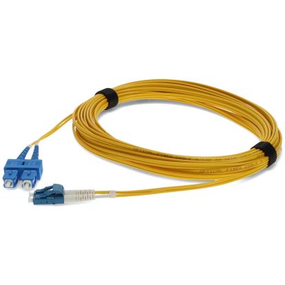 AddOn Networks ADD-SC-LC-10M9SMFP-YW-TAA fiber optic cable 393.7" (10 m) OFNP OS2 Yellow1