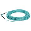 AddOn Networks ADD-MPOMPO-27M5OM4 fiber optic cable 1063" (27 m) MPO LOMM OM4 Aqua color2