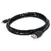 AddOn Networks USB2MICROUSB1 USB cable 11.8" (0.3 m) USB 2.0 USB A Micro-USB B Black1