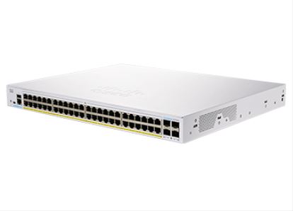 Cisco CBS350-48P-4X-EU network switch Managed L2/L3 Gigabit Ethernet (10/100/1000) Power over Ethernet (PoE) Silver1