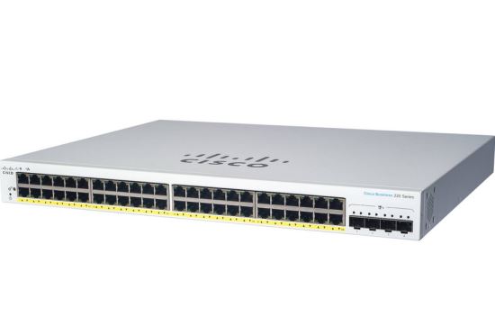 Cisco CBS220-24P-4X Managed L2 Gigabit Ethernet (10/100/1000) Power over Ethernet (PoE) White1