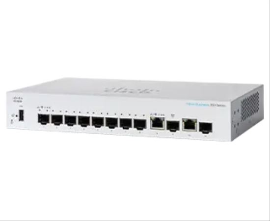 Cisco CBS350-8S-E-2G-UK network switch Managed L3 Gigabit Ethernet (10/100/1000) 1U Black, Gray1