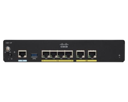 Cisco C927-4P wired router Gigabit Ethernet Black1