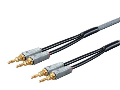 Monoprice 33835 audio cable 119.7" (3.04 m) 2 x Banana Black, Gray1