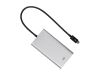 Monoprice 27405 video cable adapter 10.2" (0.26 m) Thunderbolt 3 2 x HDMI Silver3