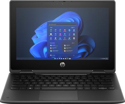 HP Pro x360 Fortis G11 N100 Notebook 11.6" Touchscreen HD Intel® N 4 GB DDR4-SDRAM 128 GB SSD Wi-Fi 6E (802.11ax) Windows 11 Pro Black1