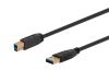 Monoprice 38604 USB cable 70.9" (1.8 m) USB 3.2 Gen 1 (3.1 Gen 1) USB A USB B Black2