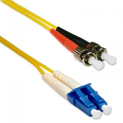 eNet Components STLC-SM-8M-ENT fiber optic cable 315" (8 m) ST LC OS1 Yellow1