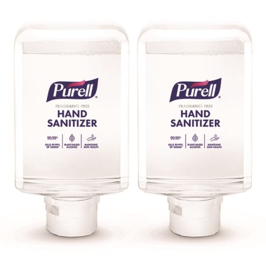 Advanced Hand Sanitizer Fragrance Free Foam, For ES10 Automatic Dispensers, 1,200 mL Refill, Fragrance Free, 2/Carton1