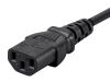 Monoprice 42093 power cable Black 35.4" (0.9 m) BS 1363 IEC C134