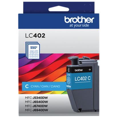 Brother LC402CS ink cartridge 1 pc(s) Original Standard Yield Cyan1