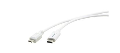 Kramer Electronics C-USB/CMICROB-6 USB cable 70.9" (1.8 m) USB 2.0 USB C Micro-USB B White1