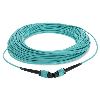 AddOn Networks ADD-MPOMPO-14M5OM4 fiber optic cable 551.2" (14 m) MPO LOMM OM4 Aqua color1