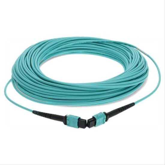 AddOn Networks ADD-MPOMPO-14M5OM4 fiber optic cable 551.2" (14 m) MPO LOMM OM4 Aqua color1