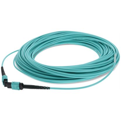 AddOn Networks ADD-MPOMPO-18M5OM4 fiber optic cable 708.7" (18 m) MPO LOMM OM4 Aqua color1