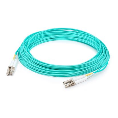 AddOn Networks ADD-LC-LC-3M5OM4P-TAA fiber optic cable 118.1" (3 m) OFNR OM4 Aqua color1