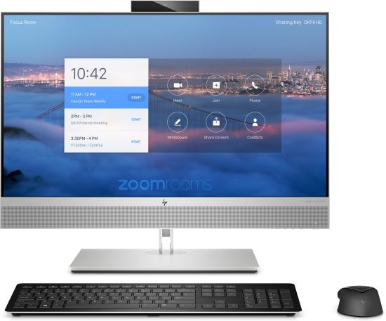 HP Collaboration G6 Intel® Core™ i5 23.8" 1920 x 1080 pixels Touchscreen 8 GB DDR4-SDRAM 128 GB SSD All-in-One PC Windows 10 IoT Enterprise Wi-Fi 6 (802.11ax) Silver1