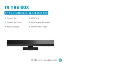 HP Z G3 Conferencing Speaker Bar1