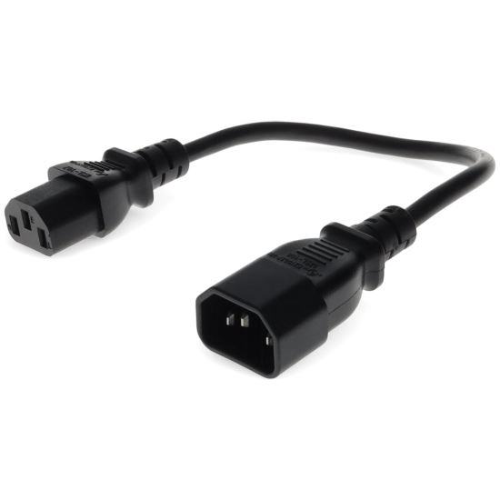 AddOn Networks ADD-C132C1418AWG7FT power cable Black 83.9" (2.13 m) IEC C14 IEC C131