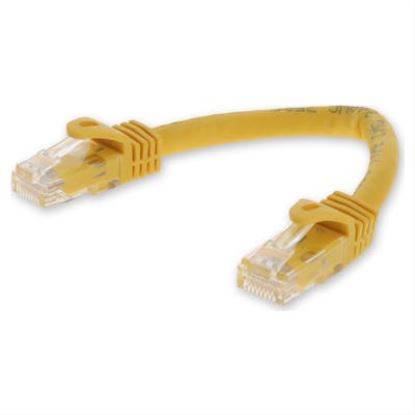 AddOn Networks ADD-6FCAT6ANB-YW networking cable Yellow 72" (1.83 m) Cat6a U/UTP (UTP)1