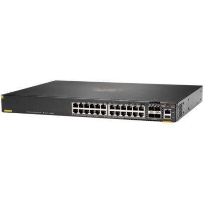 HPE Aruba CX 6200F 24G Class-4 PoE 4SFP 370W Managed L3 Gigabit Ethernet (10/100/1000) Power over Ethernet (PoE) 1U1