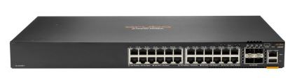 HPE Aruba CX 6200F 24G Class-4 PoE 4SFP+ 370W Managed L3 Gigabit Ethernet (10/100/1000) Power over Ethernet (PoE) 1U1