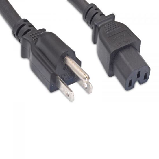 eNet Components N515-C15-4F-ENC power cable Black 47.6" (1.21 m) NEMA 5-15P C15 coupler1