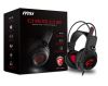 MSI DS502 Headset Wired Head-band Gaming Black, Red2