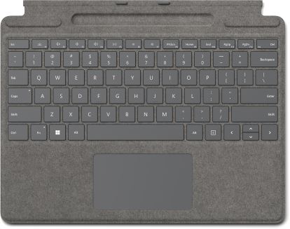 Microsoft Surface Pro Signature Keyboard Platinum Microsoft Cover port QWERTY English1