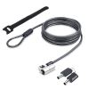 StarTech.com NANOK-LAPTOP-LOCK cable lock Black, Silver 78.7" (2 m)6